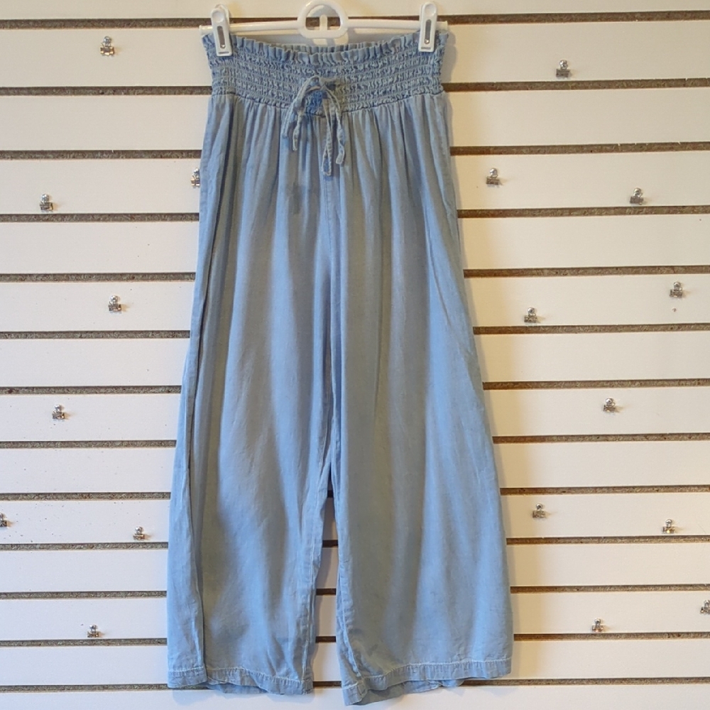 Rewash Light Blue Wide Leg Pants